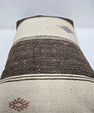 Turkish Hemp Pillow Cushion Natural Cream Brown Pillow Cushion Cover 16" x 24" #9173