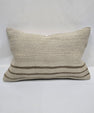 Turkish Hemp Pillow Cushion Natural Cream Brown Pillow Cushion Cover 16" x 24" #9171