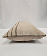 Turkish Hemp Pillow Cushion Natural Cream Brown Pillow Cushion Cover 16" x 24" #9171