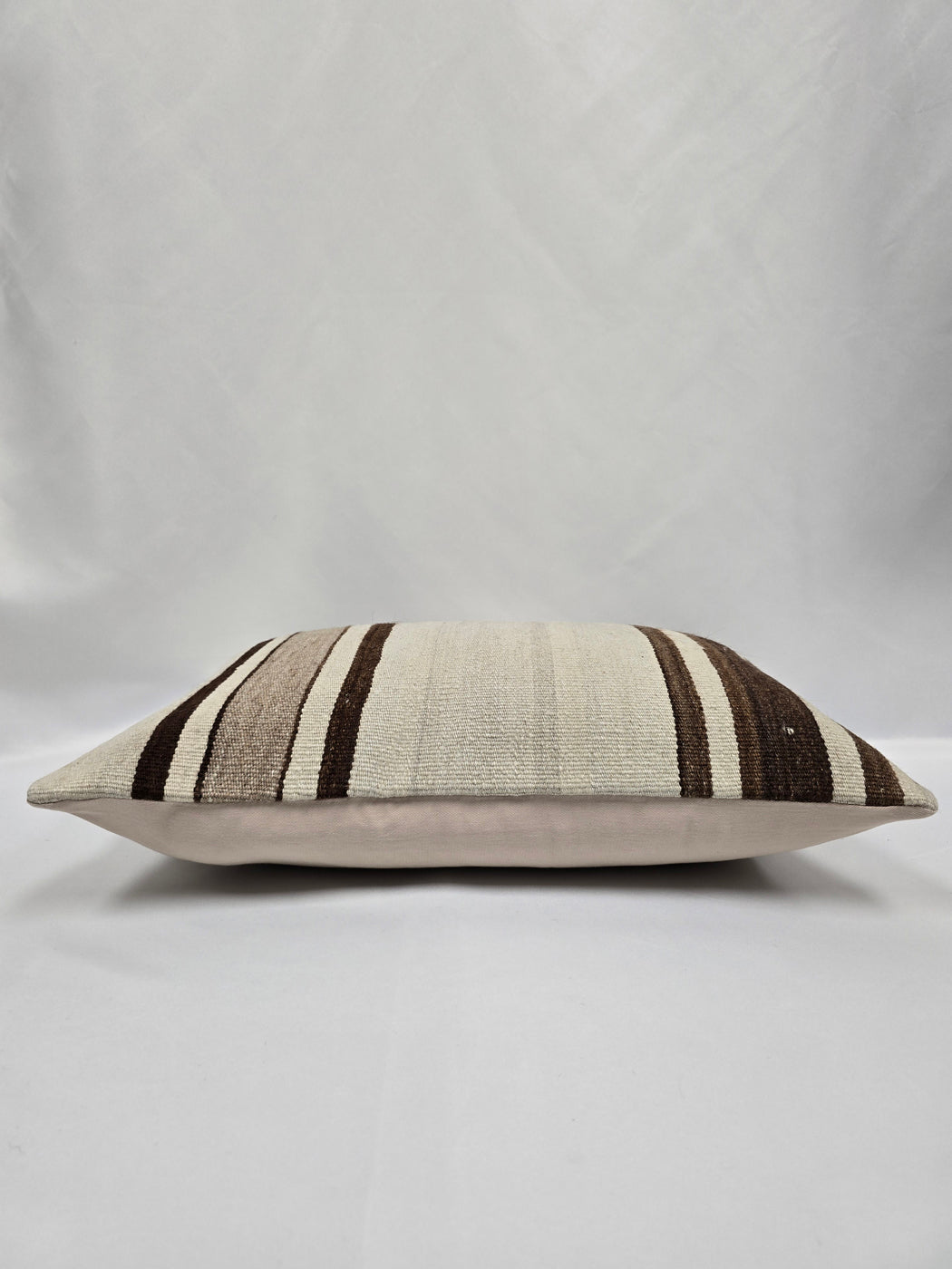 Turkish Hemp Pillow Cushion Natural Cream Brown Pillow Cushion Cover 16" x 24" #9170