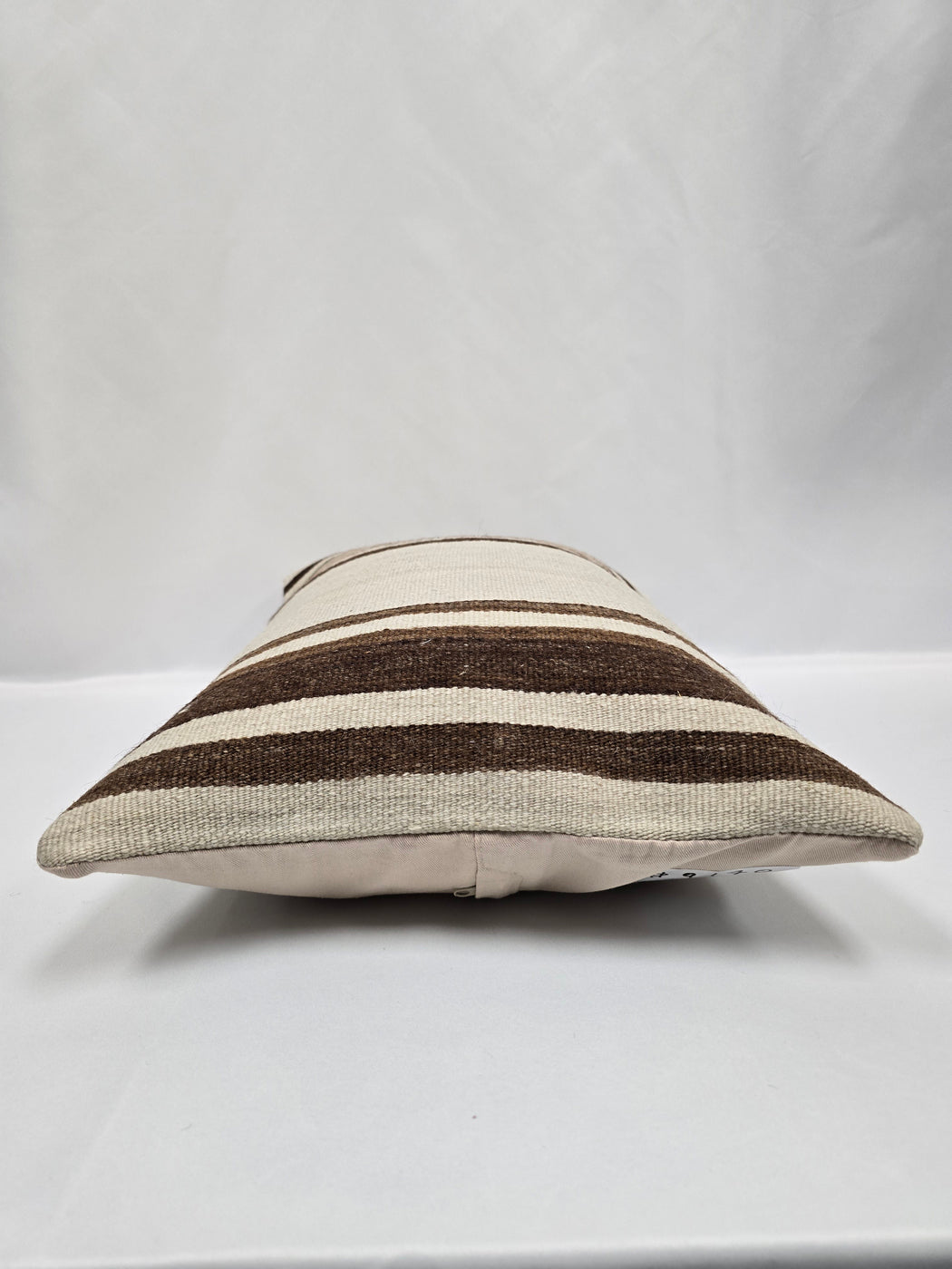 Turkish Hemp Pillow Cushion Natural Cream Brown Pillow Cushion Cover 16" x 24" #9170