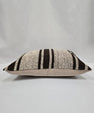 Turkish Hemp Pillow Cushion Natural Cream Black Pillow Cushion Cover 16" x 24" #9168