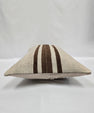 Turkish Hemp Pillow Cushion Natural Cream Brown Pillow Cushion Cover 16" x 24" #9165