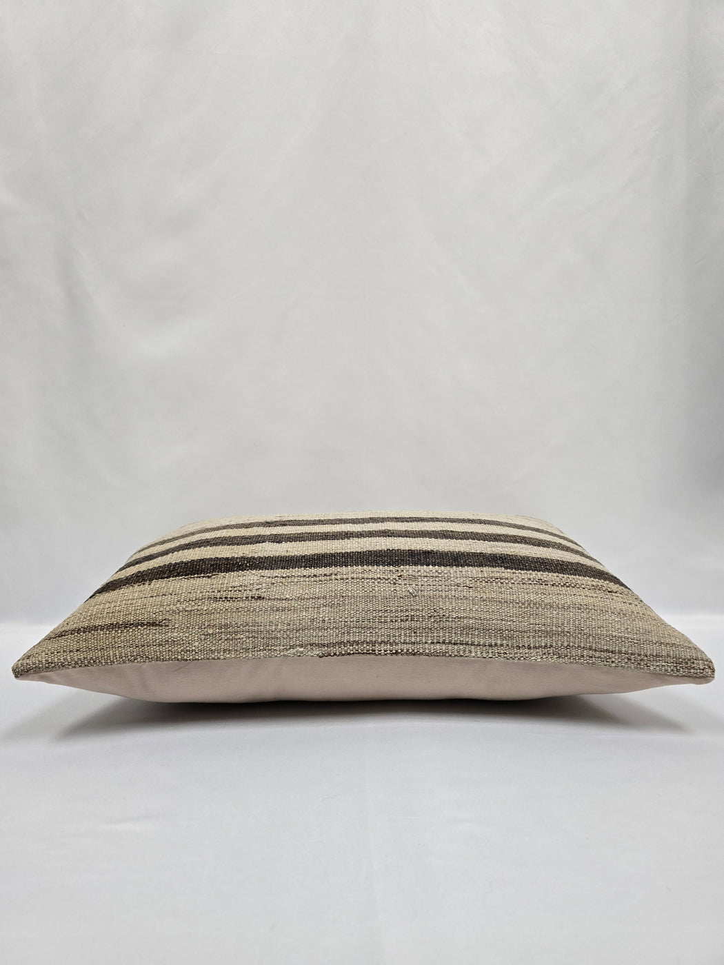 Turkish Hemp Pillow Cushion Natural Cream Brown Pillow Cushion Cover 16" x 24" #9163