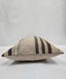 Turkish Hemp Pillow Cushion Natural Cream Brown Pillow Cushion Cover 16" x 24" #9163