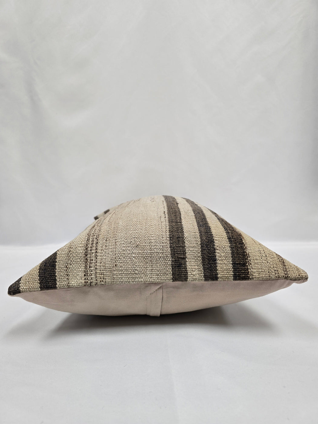 Turkish Hemp Pillow Cushion Natural Cream Brown Pillow Cushion Cover 16" x 24" #9163