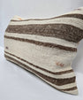 Turkish Hemp Pillow Cushion Natural Cream Brown Pillow Cushion Cover 16" x 24" #9162