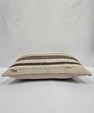 Turkish Hemp Pillow Cushion Natural Cream Brown Pillow Cushion Cover 16" x 24" #9162