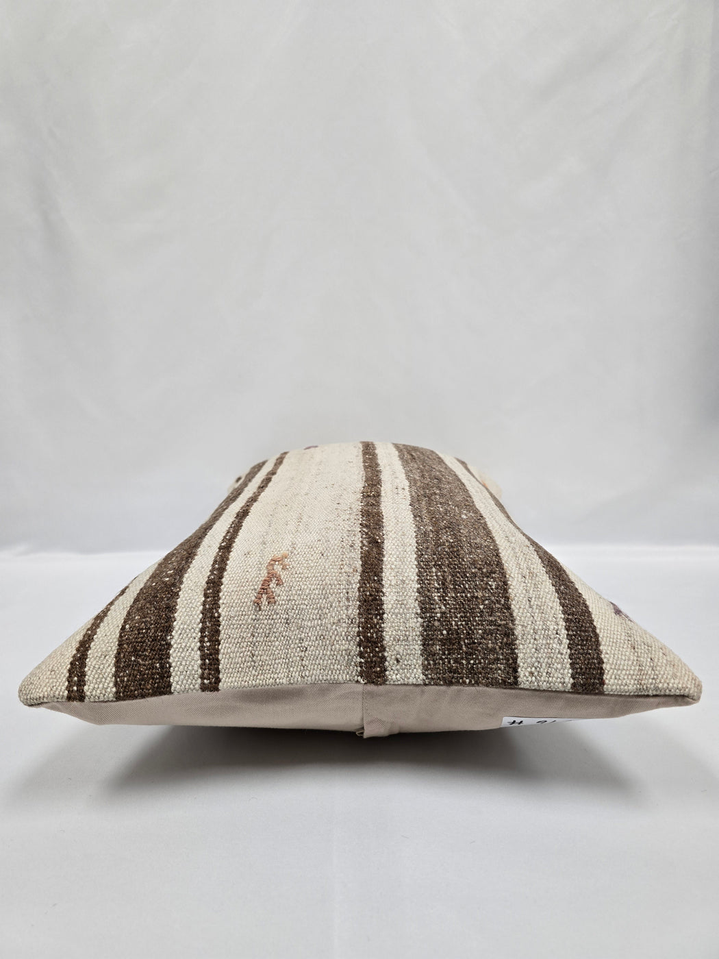 Turkish Hemp Pillow Cushion Natural Cream Brown Pillow Cushion Cover 16" x 24" #9162
