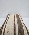 Turkish Hemp Pillow Cushion Natural Cream Brown Pillow Cushion Cover 16" x 24" #9162