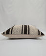 Turkish Hemp Pillow Cushion Natural Cream Black Pillow Cushion Cover 16" x 24" #9160