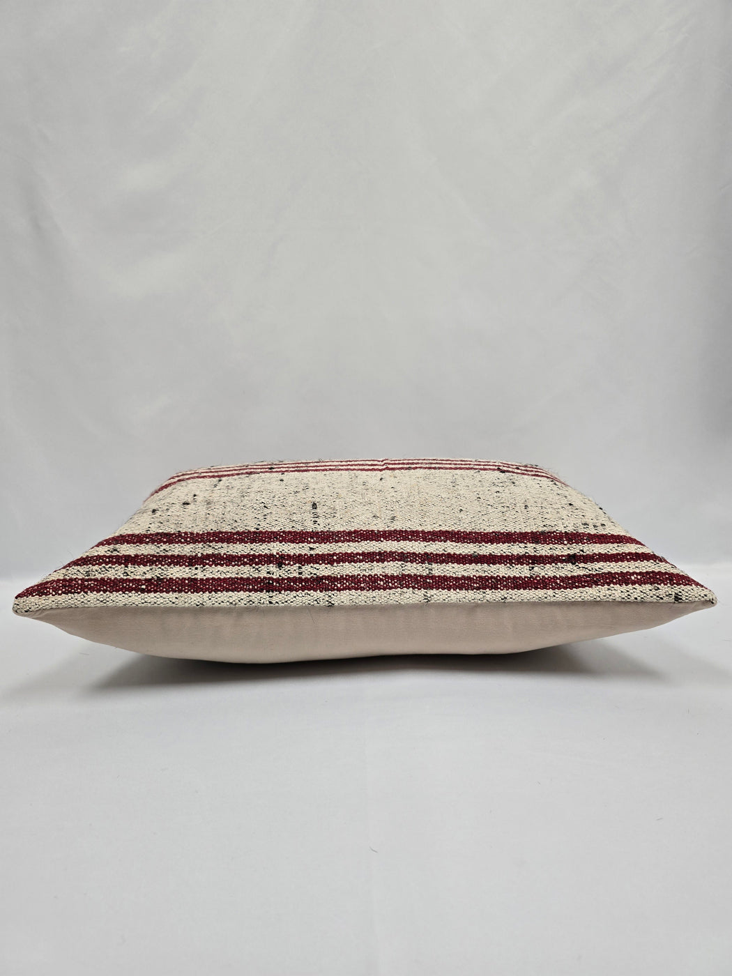 Turkish Hemp Pillow Cushion Natural Cream Black Pillow Cushion Cover 16" x 24" #9159