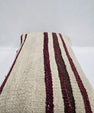 Turkish Hemp Pillow Cushion Natural Cream Black Pillow Cushion Cover 16" x 24" #9156