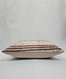 Turkish Hemp Pillow Cushion Natural Cream Black Pillow Cushion Cover 16" x 24" #9154
