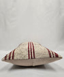 Turkish Hemp Pillow Cushion Natural Cream Black Pillow Cushion Cover 16" x 24" #9154