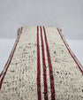 Turkish Hemp Pillow Cushion Natural Cream Black Pillow Cushion Cover 16" x 24" #9154