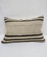 Turkish Hemp Pillow Cushion Natural Cream Brown Pillow Cushion Cover 16" x 24" #9153