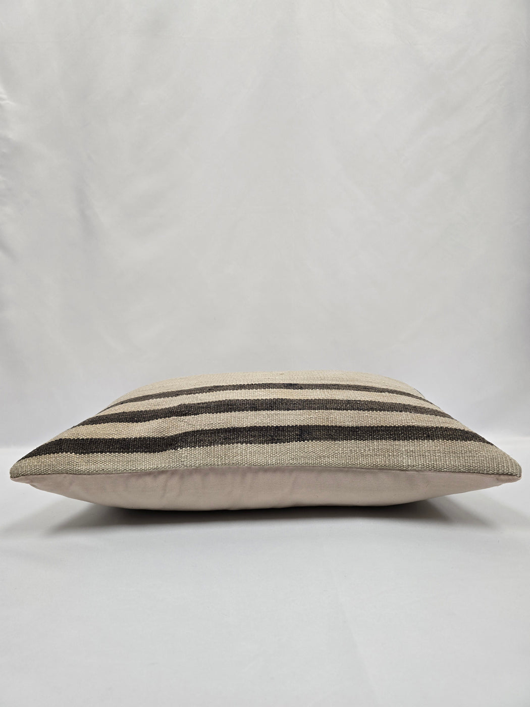Turkish Hemp Pillow Cushion Natural Cream Brown Pillow Cushion Cover 16" x 24" #9153