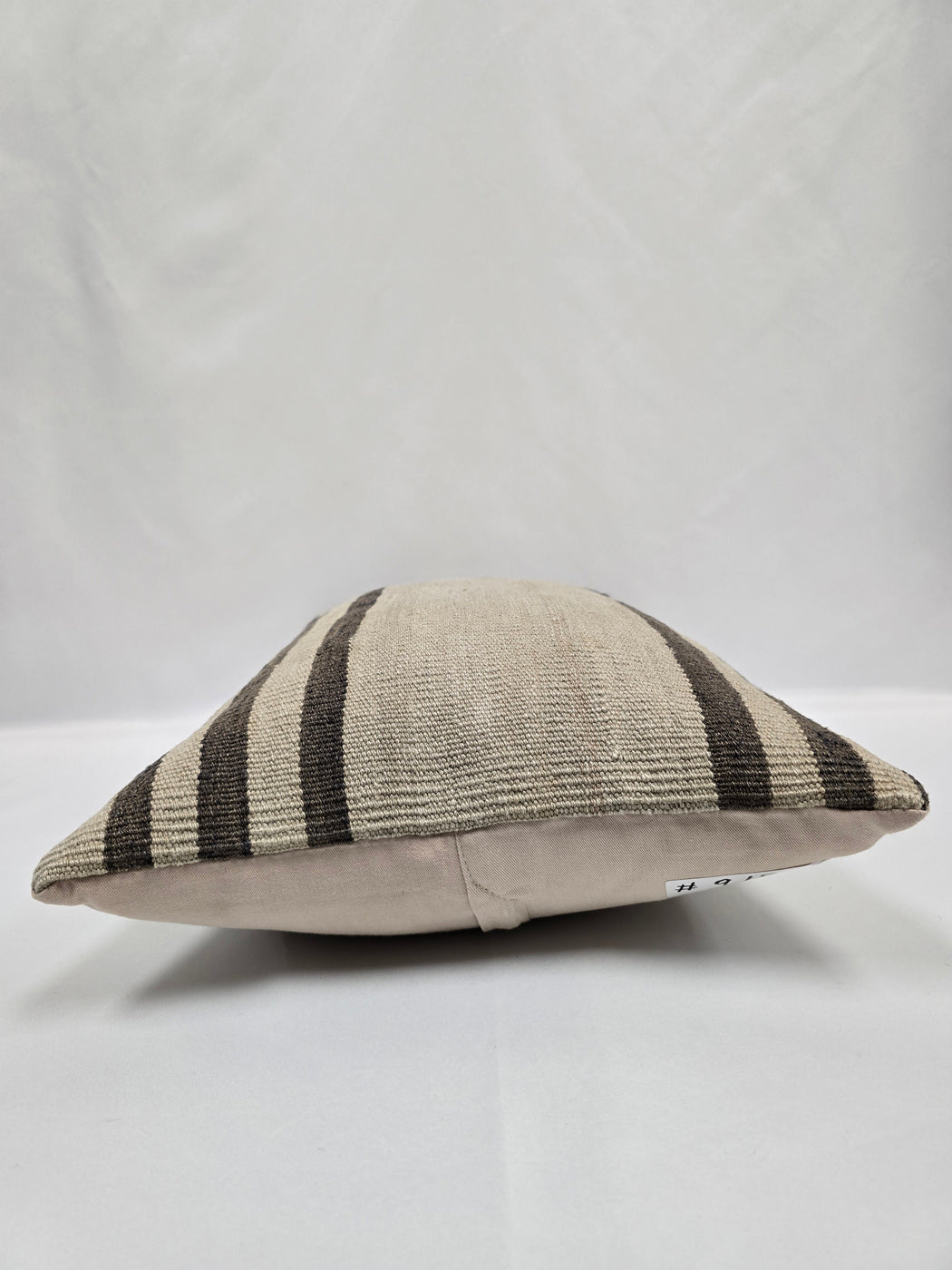 Turkish Hemp Pillow Cushion Natural Cream Brown Pillow Cushion Cover 16" x 24" #9153