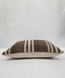 Turkish Hemp Pillow Cushion Natural Cream Brown Pillow Cushion Cover 16" x 24" #9152