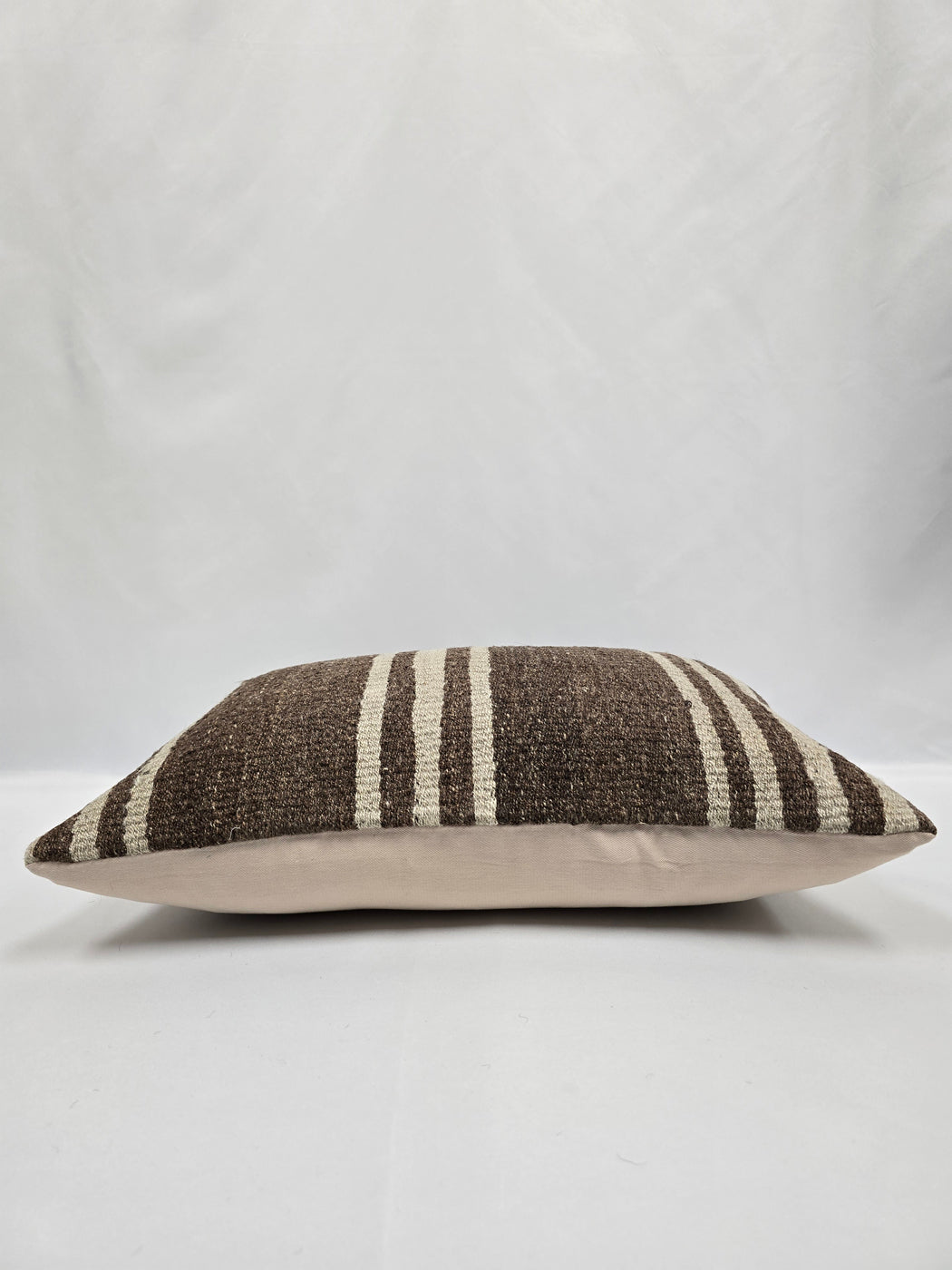 Turkish Hemp Pillow Cushion Natural Cream Brown Pillow Cushion Cover 16" x 24" #9152