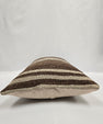 Turkish Hemp Pillow Cushion Natural Cream Brown Pillow Cushion Cover 16" x 24" #9152
