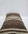 Turkish Hemp Pillow Cushion Natural Cream Brown Pillow Cushion Cover 16" x 24" #9152