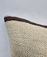 Turkish Hemp Pillow Cushion Natural Cream Black Brown Pillow Cushion Cover 16" x 24" #9032