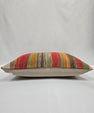 Turkish Hemp Pillow Cushion Natural Red Yellow Pillow Cushion Cover 16" x 24" #9053