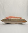 Turkish Hemp Pillow Cushion Natural Brown Orange Pillow Cushion Cover 16" x 24" #9042
