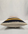 Turkish Hemp Pillow Cushion Natural Blue Yellow Cream Pillow Cushion Cover 16" x 24" #9039