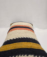 Turkish Hemp Pillow Cushion Natural Blue Yellow Cream Pillow Cushion Cover 16" x 24" #9039