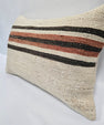 Turkish Hemp Pillow Cushion Natural Cream Brown Pillow Cushion Cover 16" x 24" #9038