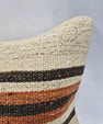 Turkish Hemp Pillow Cushion Natural Cream Brown Pillow Cushion Cover 16" x 24" #9038