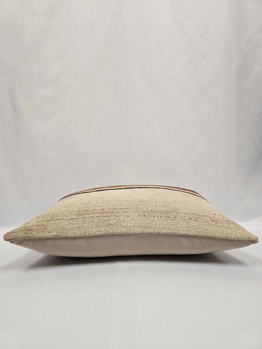 Turkish Hemp Pillow Cushion Natural Cream Brown Pillow Cushion Cover 16" x 24" #9038