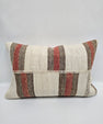 Turkish Hemp Pillow Cushion Natural Cream Brown Pillow Cushion Cover 16" x 24" #9035