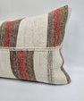 Turkish Hemp Pillow Cushion Natural Cream Brown Pillow Cushion Cover 16" x 24" #9035