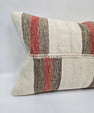 Turkish Hemp Pillow Cushion Natural Cream Brown Pillow Cushion Cover 16" x 24" #9035