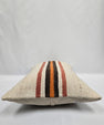Turkish Hemp Pillow Cushion Natural Cream Black Orange Pillow Cushion Cover 16" x 24" #9030