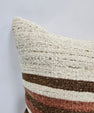 Turkish Hemp Pillow Cushion Natural Cream Brown Pillow Cushion Cover 16" x 24" #9029