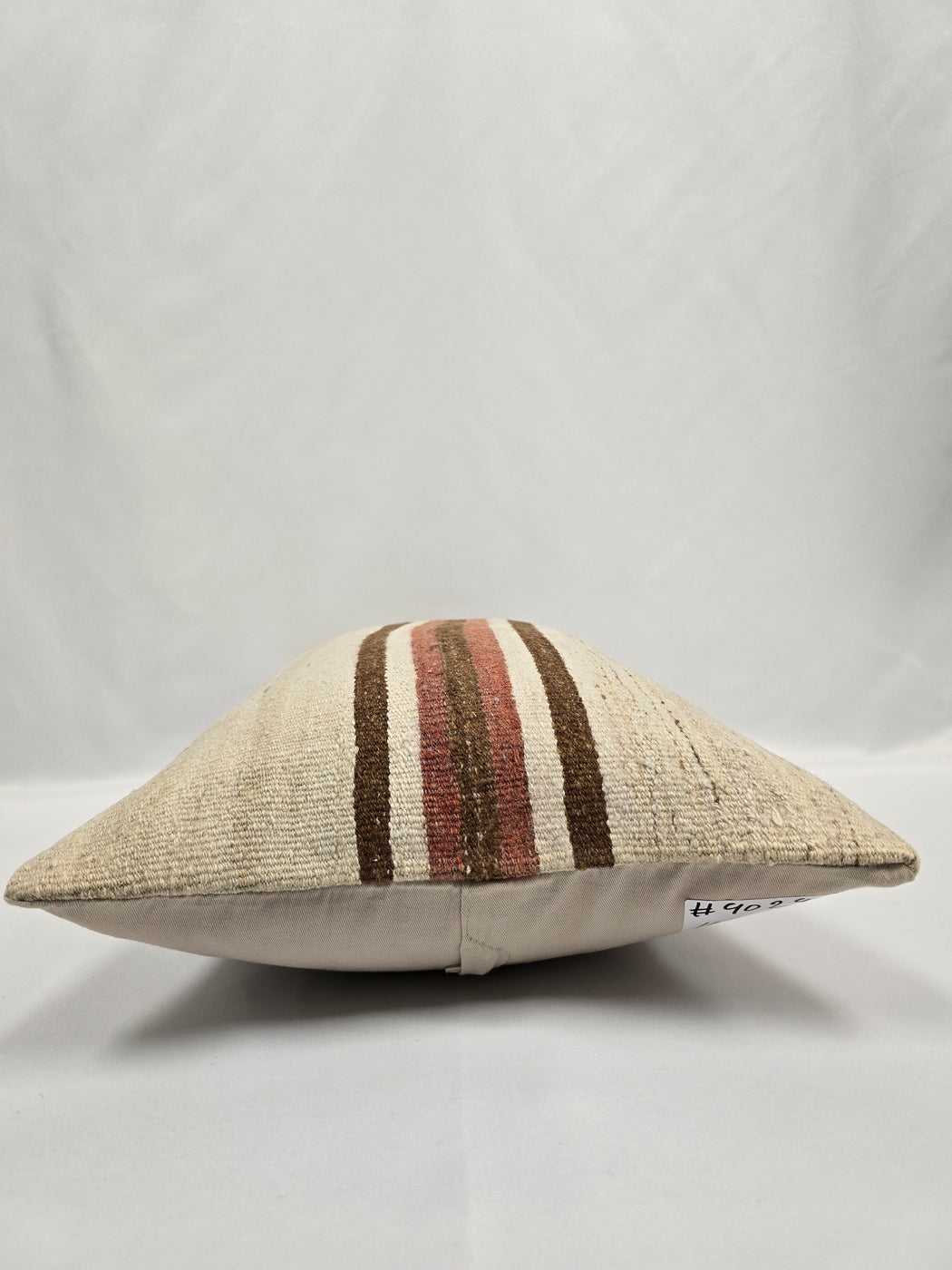 Turkish Hemp Pillow Cushion Natural Cream Brown Pillow Cushion Cover 16" x 24" #9029