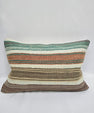 Turkish Hemp Pillow Cushion Natural Cream Brown Pillow Cushion Cover 16" x 24" #9051
