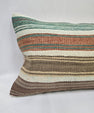 Turkish Hemp Pillow Cushion Natural Cream Brown Pillow Cushion Cover 16" x 24" #9051