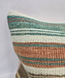 Turkish Hemp Pillow Cushion Natural Cream Brown Pillow Cushion Cover 16" x 24" #9051
