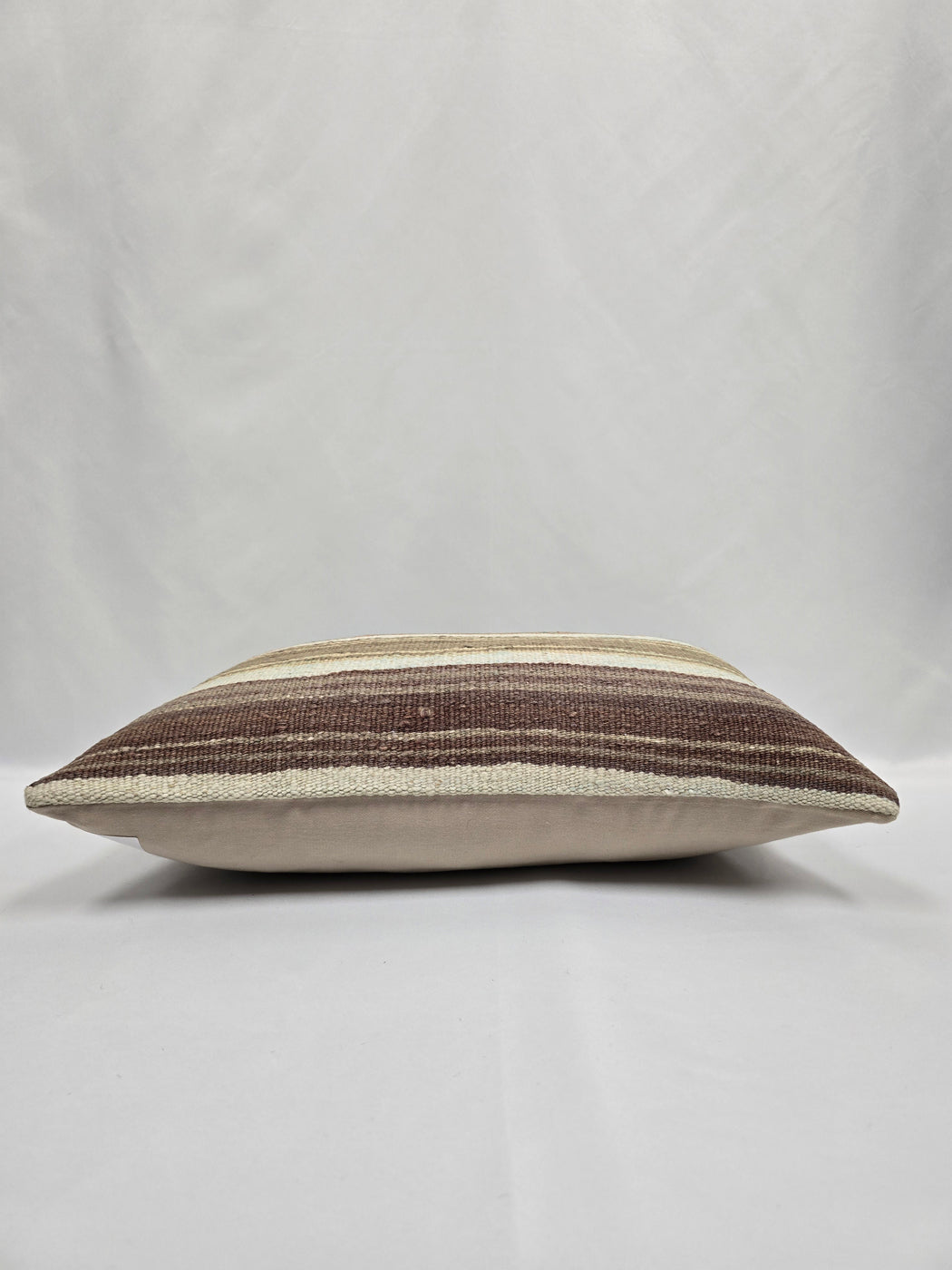 Turkish Hemp Pillow Cushion Natural Cream Brown Pillow Cushion Cover 16" x 24" #9051