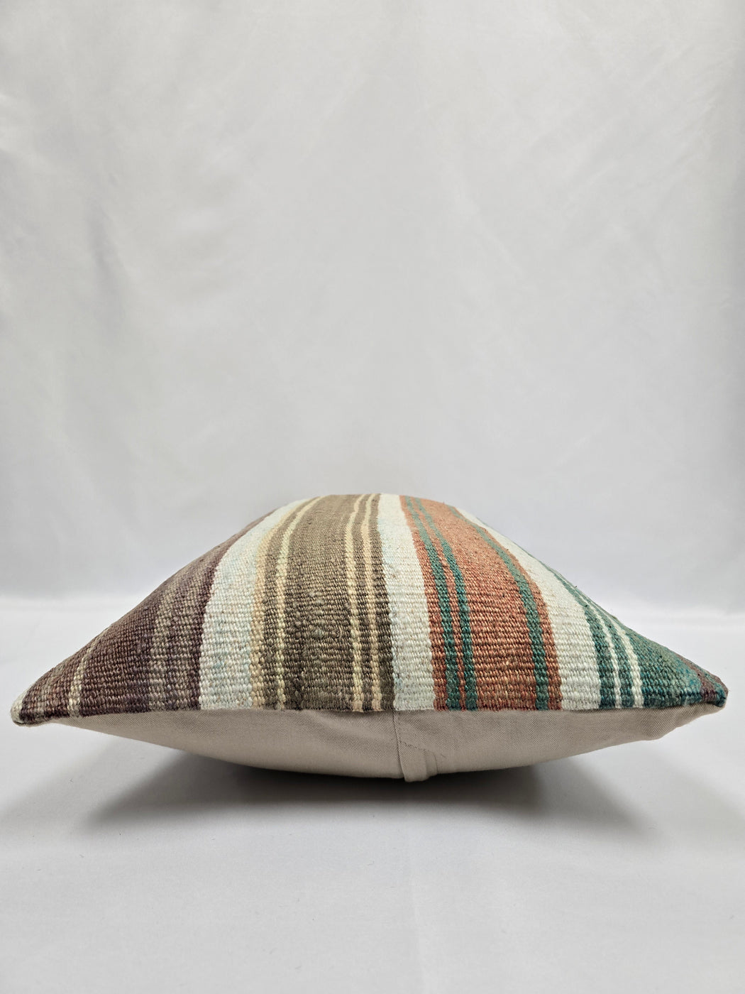 Turkish Hemp Pillow Cushion Natural Cream Brown Pillow Cushion Cover 16" x 24" #9051