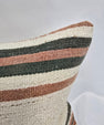 Turkish Hemp Pillow Cushion Natural Cream Brown Pillow Cushion Cover 16" x 24" #9050