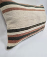 Turkish Hemp Pillow Cushion Natural Cream Brown Pillow Cushion Cover 16" x 24" #9050