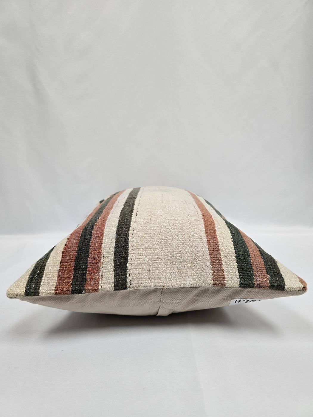 Turkish Hemp Pillow Cushion Natural Cream Brown Pillow Cushion Cover 16" x 24" #9050