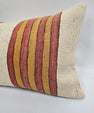 Turkish Hemp Pillow Cushion Natural Cream Red Blue Yellow Pillow Cushion Cover 16" x 24" #9046